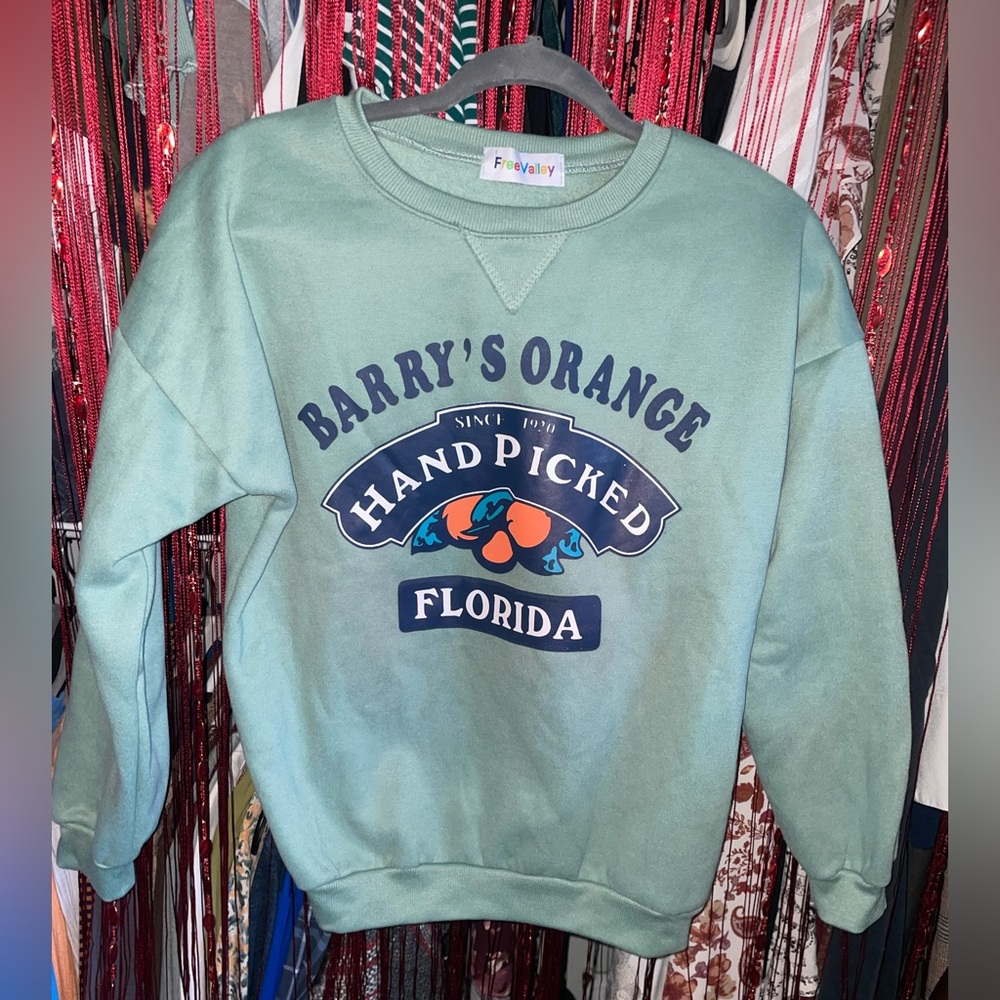 Free Valley Orange Picking Crewneck